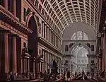 Tempel des Jupiter, für das Ballett Mirra, ossia La vendetta di Venere von Salvatore Viganò, 1817