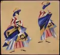 Alexandra Exter, Costume design for Romeo and Juliette, 1921