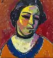 Alexej von Jawlensky:Weiblicher Kopf, 1910