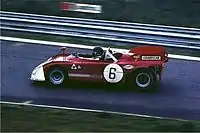Andrea de Adamich im Alfa Romeo 33TT12 beim 1000-km-Rennen auf dem Nürburgring 1972
