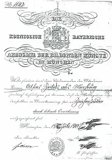 lobende Erwähnung für Alfons Zeileis 19. Juli 1907
