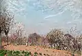 Alfred Sisley: Blühende Apfelbäume1873