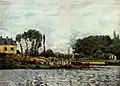 Alfred Sisley:Boote bei Bougival