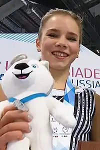 Efimova bei der Winter-Universiade 2019