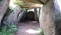 Allée couverte de Kerbannalec - Innenraum