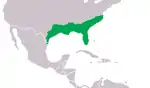 Verbreitungsgebiet des Mississippi-Alligators