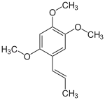 Strukturformel von α-Asaron