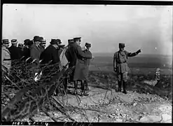 Der König von Spanien auf dem Fort de Vaux