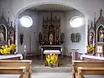 Altarraum der Filialkirche in Dobenreuth