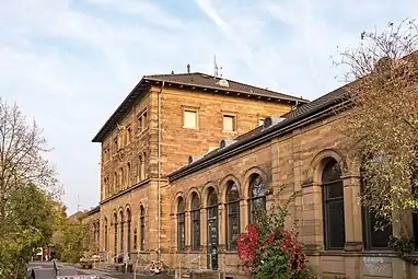 Stadtbahnhof (1852)ältester Bahnhof Schweinfurts
