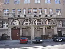 Lauterstraße: Ehemalige Feuerwache im Rathaus Friedenau