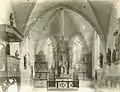 Blick zum Chor im Jahr 1893