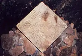 Erinnerungstafel an das Kriegsjahr 1813