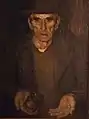 Hans Schachinger Alter Mann mit Sanduhr (Privatbesitz)