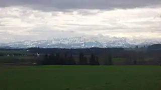 Alterswilen, im Hintergrund Säntis