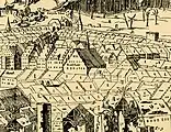 Älteste Ansicht des Alten Rathauses von 1547