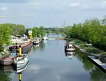 Museumsschiffe im Oberwasser des Alten Schiffhebewerkes Henrichenberg