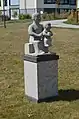 Skulptur Mutter und Kind von Willy Schmidt