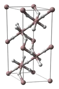 Struktur von α-Aluminiumhydrid