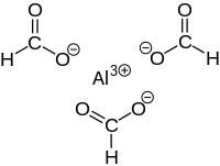 Strukturformel von Aluminiumtriformiat