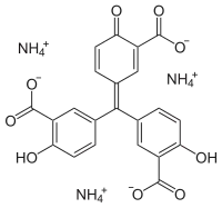 Strukturformel von Aluminon