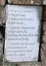 Pöstlingberg-Gedicht