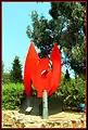Agamenon III (2000). Corten-Stahl, 296 × 252 × 90 cm. Skulpturenpark Jardins de Cap Roig,  Calella de Palafrugell