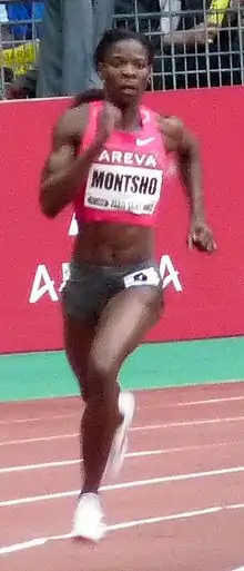 Amantle MontshoRang drei in 51,28 s