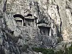 Der Berg Harşena und die Felsengräber der pontischen Könige