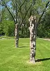Skulptur Metamorphosen – vom Stein zur Pflanzenform