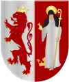 Walburga im Wappen von Amby (Niederlande)
