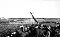 Amerikanische Soldaten mit MG Hotchkiss, M1914