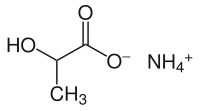 Strukturformel von Ammoniumlactat