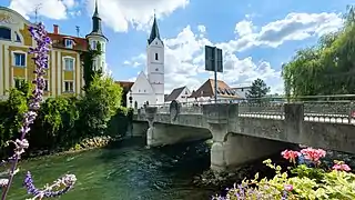 Amperbrücke und St. Leonhard