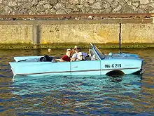 Amphicar im Stuttgarter Hafen