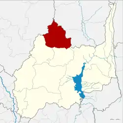 Karte von Lop Buri, Thailand, mit Khok Charoen