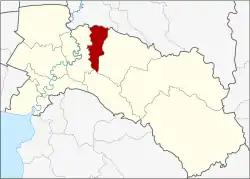 Karte von Chachoengsao, Thailand, mit Ratchasan