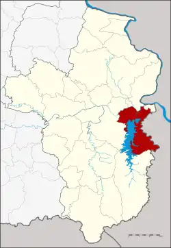 Karte von Ubon Ratchathani, Thailand, mit Sirindhorn