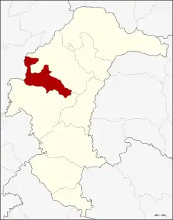 Karte von Yasothon, Thailand, mit Sai Mun