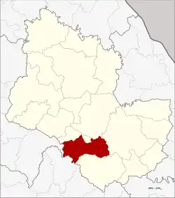 Karte von Sakon Nakhon, Thailand, mit Kut Bak