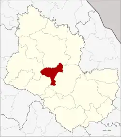 Karte von Sakon Nakhon, Thailand, mit Phang Khon