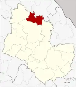 Karte von Sakon Nakhon, Thailand, mit Kham Ta Kla