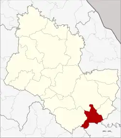 Karte von Sakon Nakhon, Thailand, mit Tao Ngoi