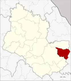 Karte von Sakon Nakhon, Thailand, mit Phon Na Kaeo