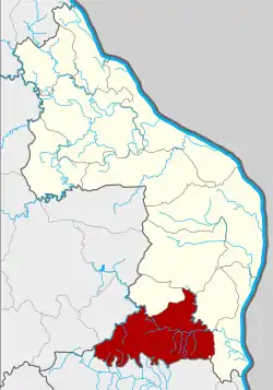 Karte von Nakhon Phanom, Thailand, mit Na Kae