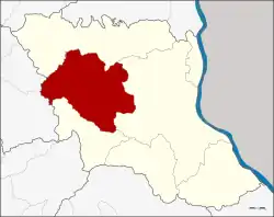 Karte von Mukdahan, Thailand, mit Amphoe Khamcha-i