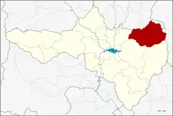 Karte von Nakhon Sawan, Thailand, mit Nong Bua