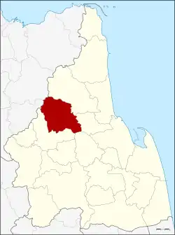 Karte von Nakhon Si Thammarat, Thailand, mit Phipun