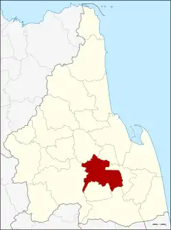 Karte von Nakhon Si Thammarat, Thailand, mit Ron Phibun