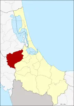 Karte von Songkhla, Thailand, mit Rattaphum